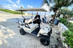 Golf car na Isla Mujeres